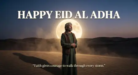 Happy Eid Al Adha Wishes With Faith Quotes - Free Happy Eid Al Adha With Quotes Download