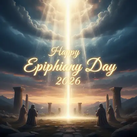 Free Happy Epiphany Day 2026 Church Poster Design Background Download