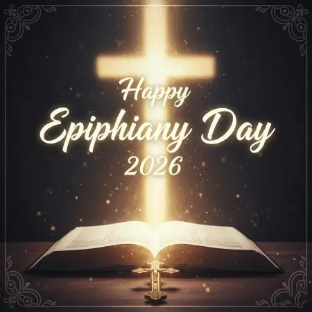 Free Happy Epiphany Day 2026 Holy Family Artwork Background Download
