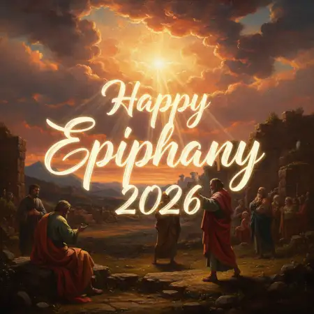 Free Happy Epiphany Day 2026 Orthodox Christian Wishes Background Download