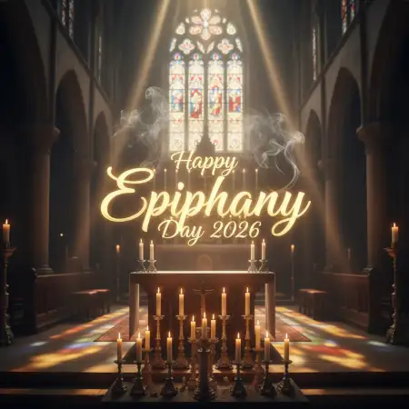 Free Happy Epiphany Day 2026 Religious Poster Design Background Download