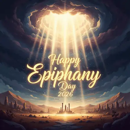 Free Happy Epiphany Day 2026 Religious Wallpaper Background Download