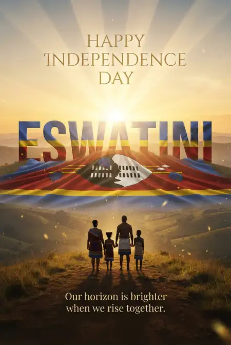 Happy Eswatini Independence Day Poster Design - Free Eswatini Independence Day 2026 Download