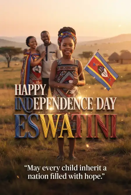 Happy Eswatini Independence Day Status Images - Free Eswatini Independence Day 2026 Download
