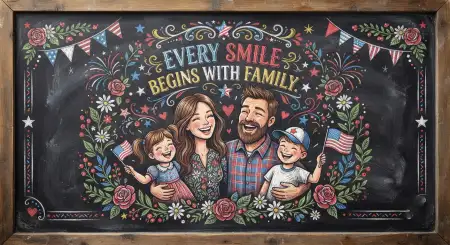 Happy Family Vector Design - Free American Parents Day 2026 Download