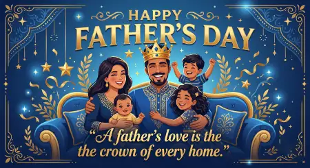 Free Happy Fathers Day 2026 Family Celebration Image Download