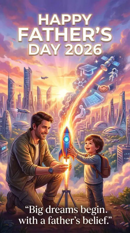 Free Happy Fathers Day 2026 For Dad Image Download