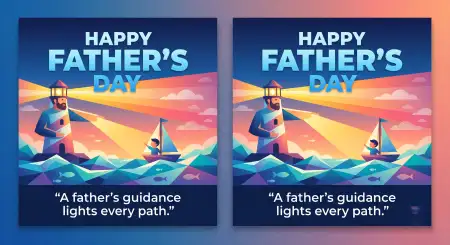 Free Happy Fathers Day 2026 Logo Design Image Download