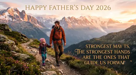 Free Happy Fathers Day 2026 Motivational Quotes Image Download