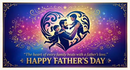 Free Happy Fathers Day 2026 Typography Png Image Download