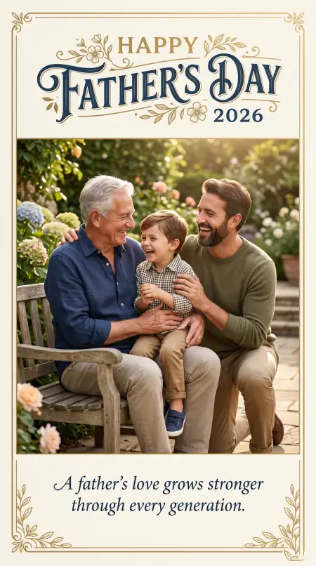 Free Happy Fathers Day 2026 Viral Facebook Posts Image Download
