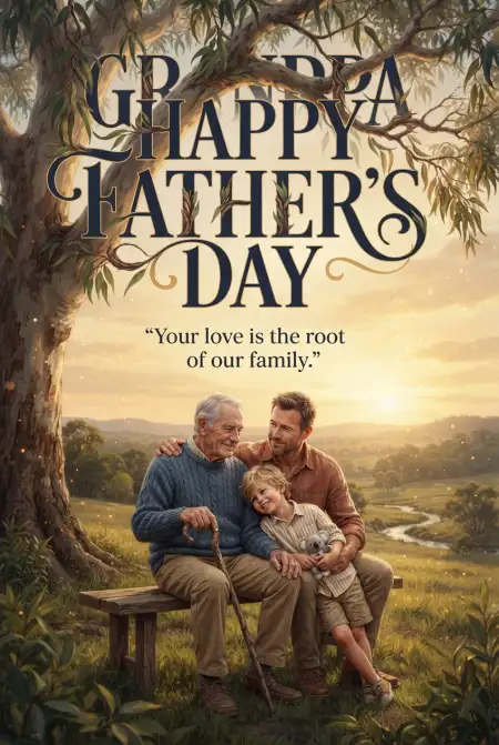 Happy Fathers Day Australia 6 September 2026 Status Images - Free Fathers Day Australia 2026 Download