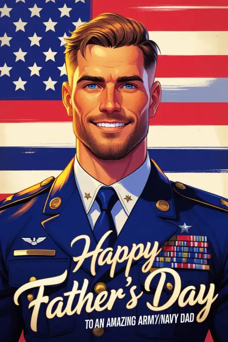 Happy Fathers Day Wishes For Army Or Navy Dad - Free Happy Fathers Day Wishes Download