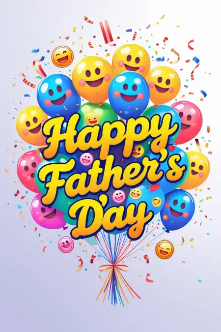Happy Fathers Day Wishes With Emoji And Stickers - Free Happy Fathers Day Wishes Download