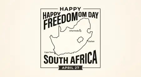 Free Happy Freedom Day South Africa Images Captions Typography 2026 Image Download