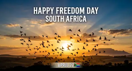 Free Happy Freedom Day South Africa Poster Design Captions 2026 Image Download