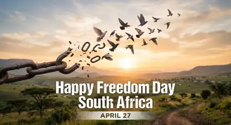 Free Happy Freedom Day South Africa Quotes Captions Poster 2026 Image Download