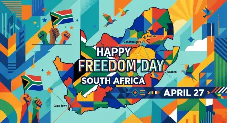 Free Happy Freedom Day South Africa Social Media Text Images 2026 Image Download