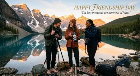 happy friendship day 2026 modern social media post template