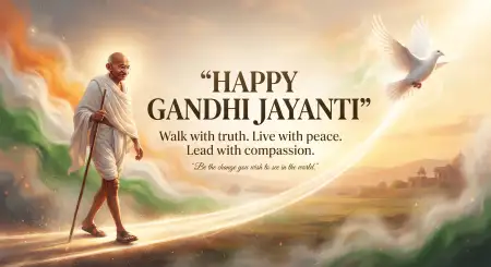 happy gandhi jayanti 2026 facebook post