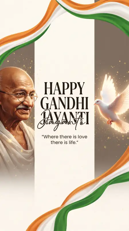 happy gandhi jayanti 2026 instagram post
