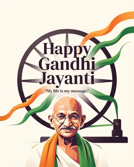 happy gandhi jayanti 2026 wishes and quotes - Happy Gandhi Jayanti 2026 Wishes In Hindi