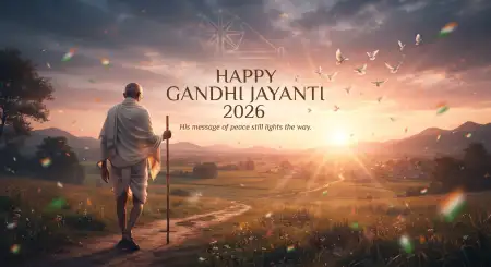 happy gandhi jayanti 2026 wishes and quotes