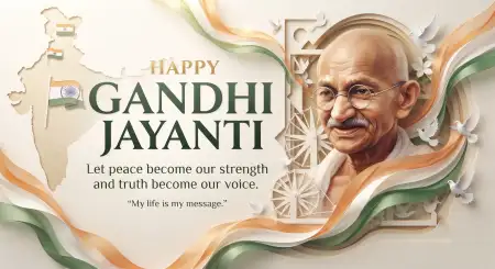 happy gandhi jayanti beautiful wishes