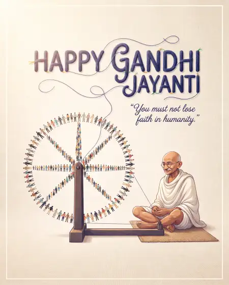happy gandhi jayanti greetings 2026 - Gandhi Jayanti 2026