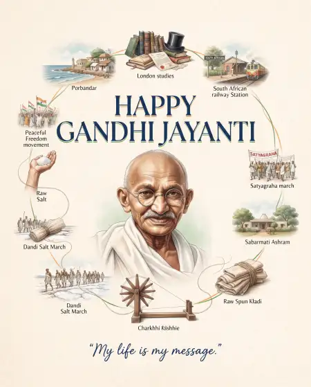 happy gandhi jayanti images 2026 - Gandhi Jayanti 2026