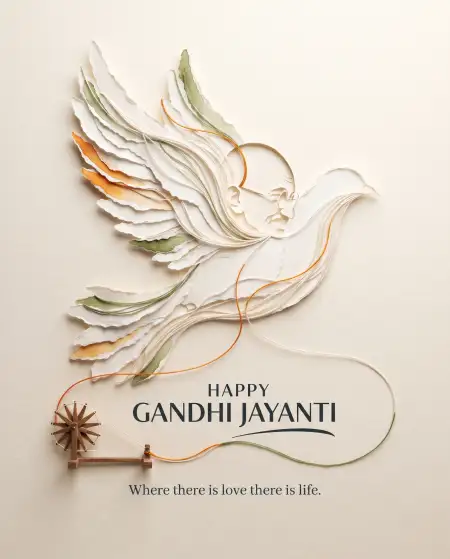 happy gandhi jayanti poster 2026 - Gandhi Jayanti 2026