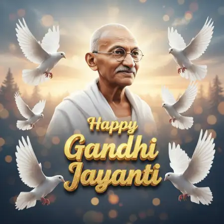 Happy Gandhi Jayanti Shayari In Hindi - Free Hindi Shayari Download