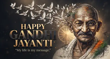 happy gandhi jayanti wishes 2026 png