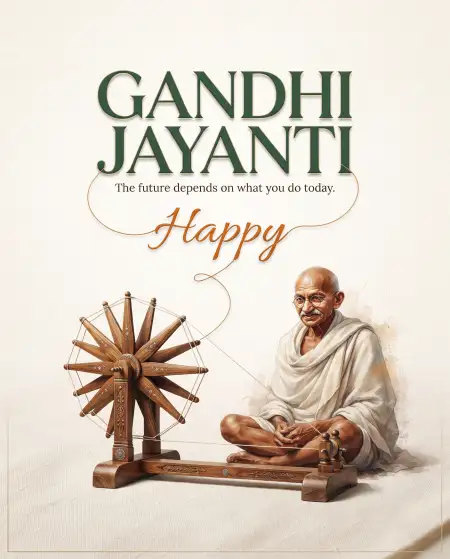 happy gandhi jayanti wishes 2026 - Gandhi Jayanti 2026