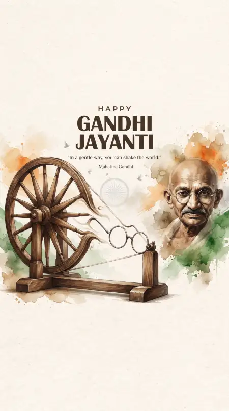 happy gandhi jayanti wishes for instagram reels