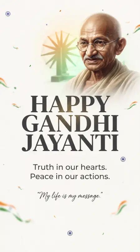 happy gandhi jayanti wishes for instagram story