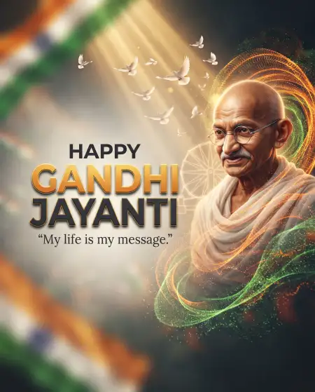happy gandhi jayanti wishes for instagram