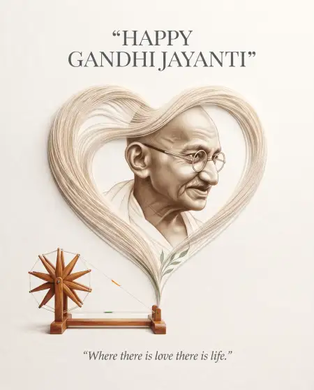 happy gandhi jayanti wishes in hindi 2026 - Gandhi Jayanti 2026