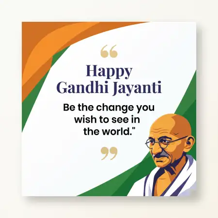 happy gandhi jayanti wishes with quotes 2026 - Happy Gandhi Jayanti 2026 Wishes In Hindi