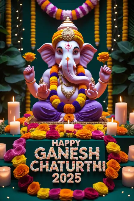 Happy Ganesh Chaturthi 2025 Facebook Posts - Free Happy Ganesh Chaturthi Download