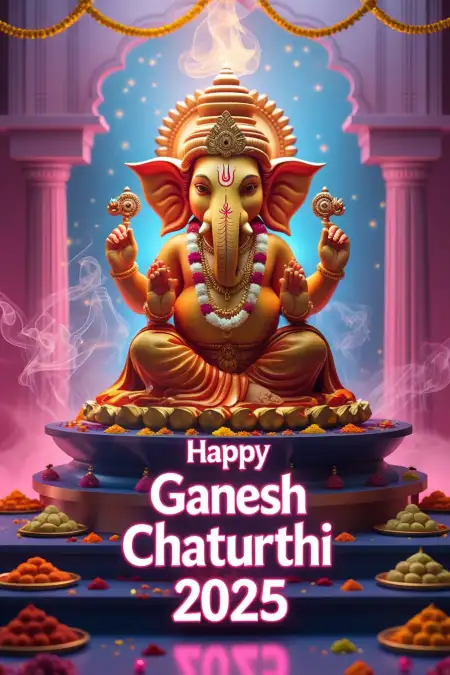Happy Ganesh Chaturthi 2025 Reels Idea For Instagram - Free Happy Ganesh Chaturthi Download