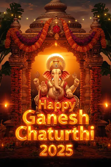 Happy Ganesh Chaturthi 2025 SMS In English - Free Happy Ganesh Chaturthi Download