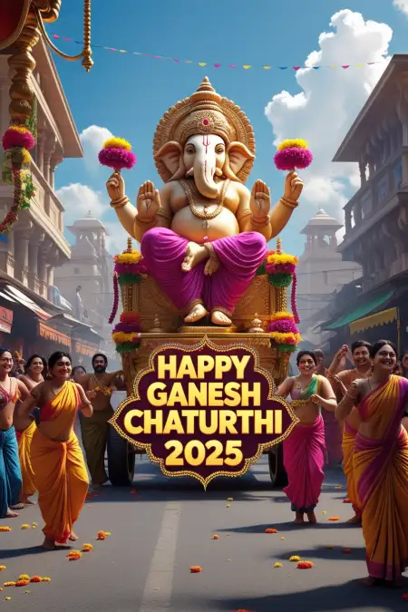 Happy Ganesh Chaturthi 2025 Video Status Free - Free Happy Ganesh Chaturthi Download