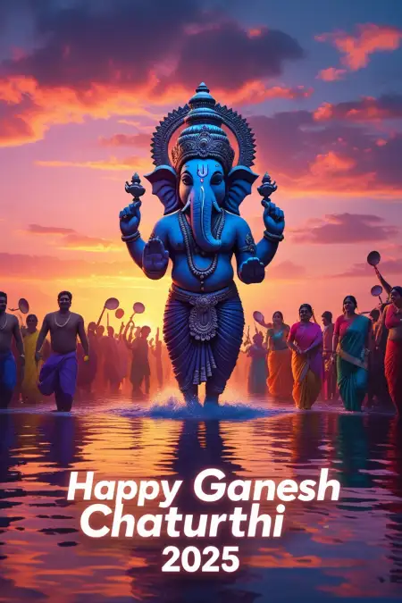 Happy Ganesh Chaturthi 2025 WhatsApp DP - Free Happy Ganesh Chaturthi Download