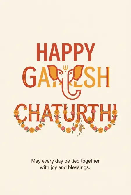 Happy Ganesh Chaturthi 2026 Festival Background