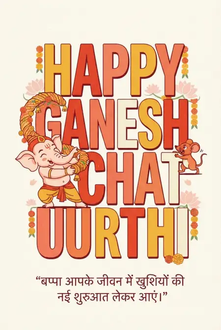 happy ganesh chaturthi facebook post images - Ganesh Chaturthi Wishes In Hindi