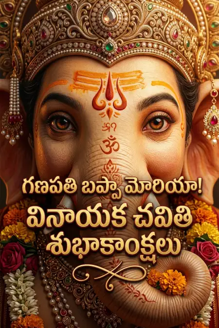 Happy Ganesh Chaturthi Instagram Post Telugu