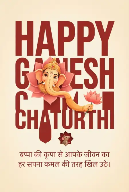 happy ganesh chaturthi quotes in hindi - Ganesh Chaturthi Wishes In Hindi