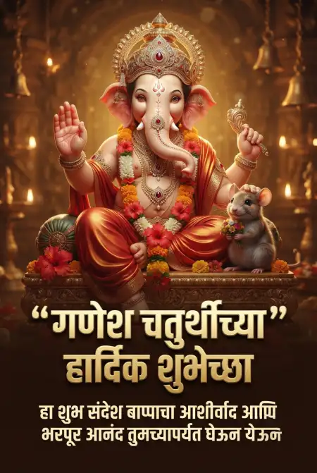 happy ganesh chaturthi quotes in marathi - Ganesh Chaturthi Wishes In Marathi