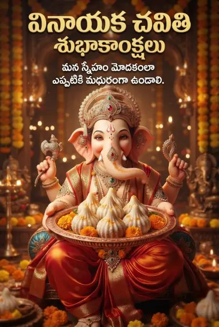 Happy Ganesh Chaturthi Quotes In Telugu